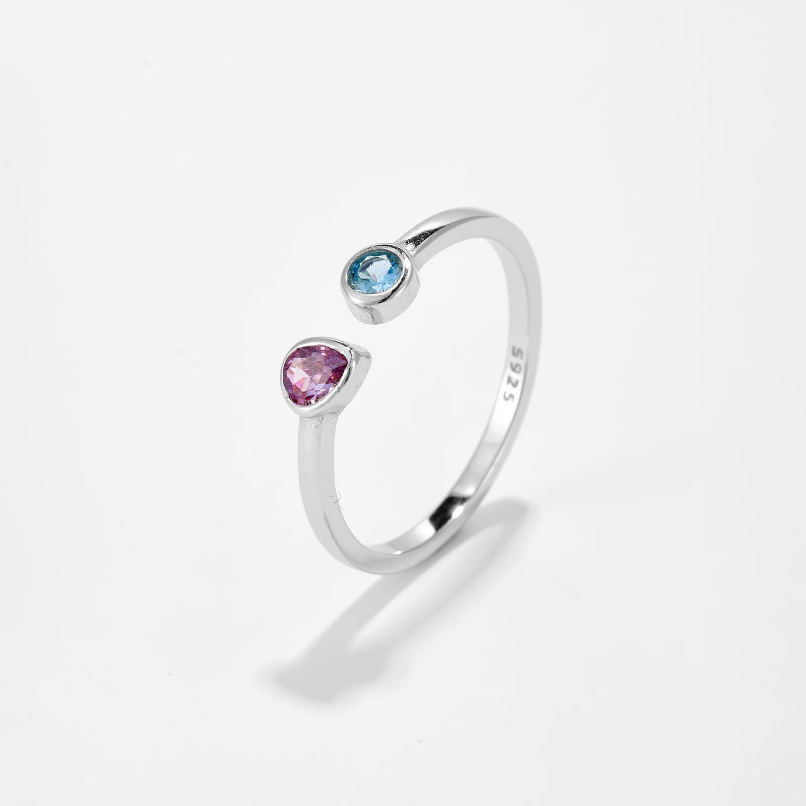 Pear Zircon Ring