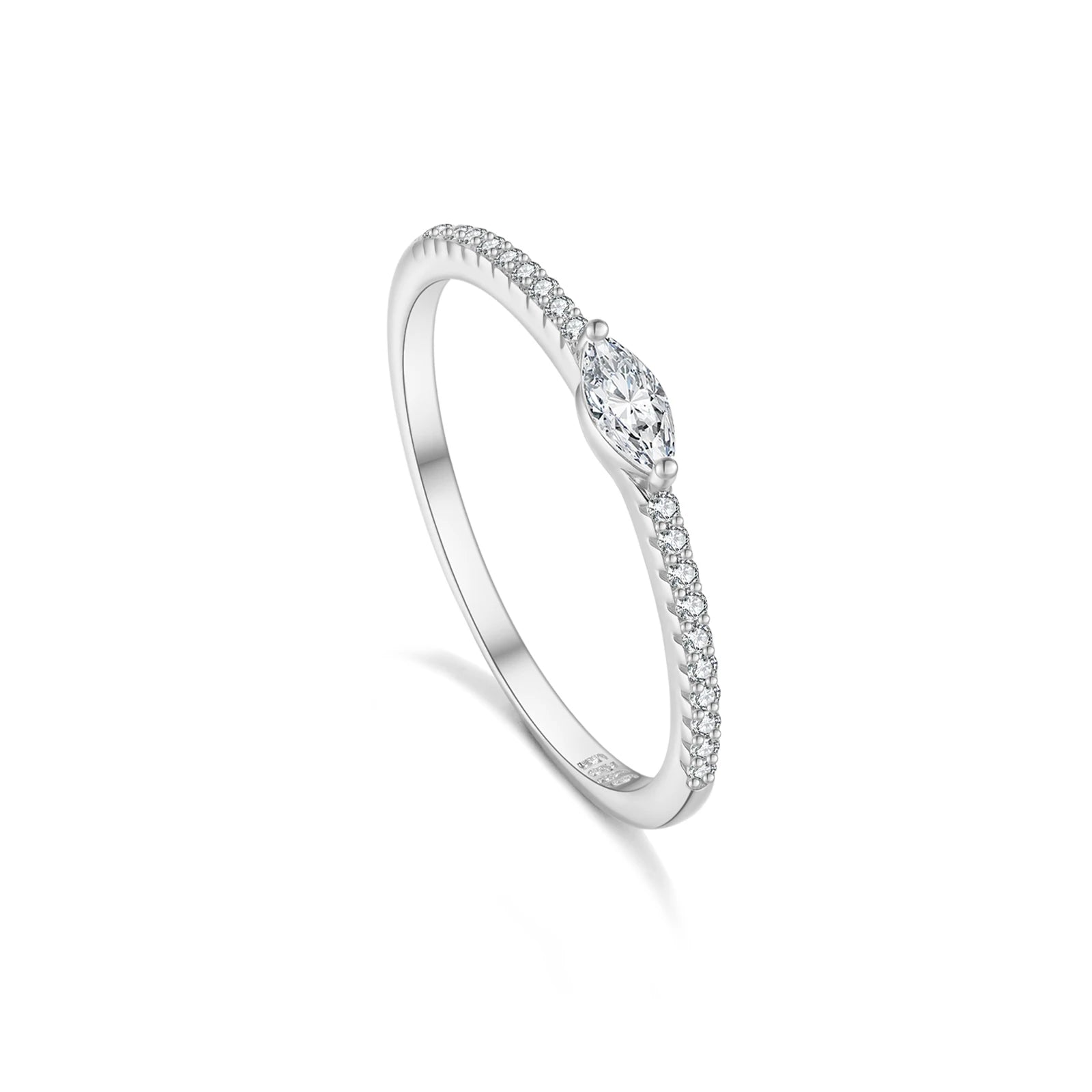 Marquise Triangle Ring