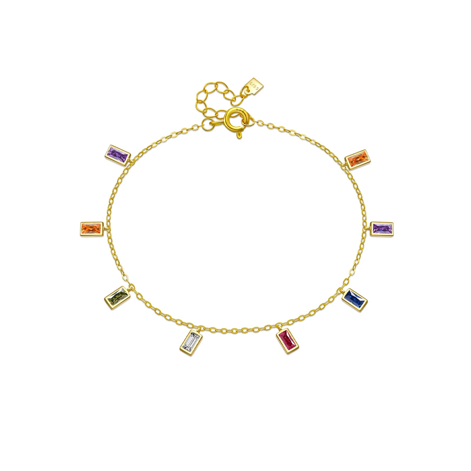 Colorful Zircon Rainbow Necklace/Bracelet