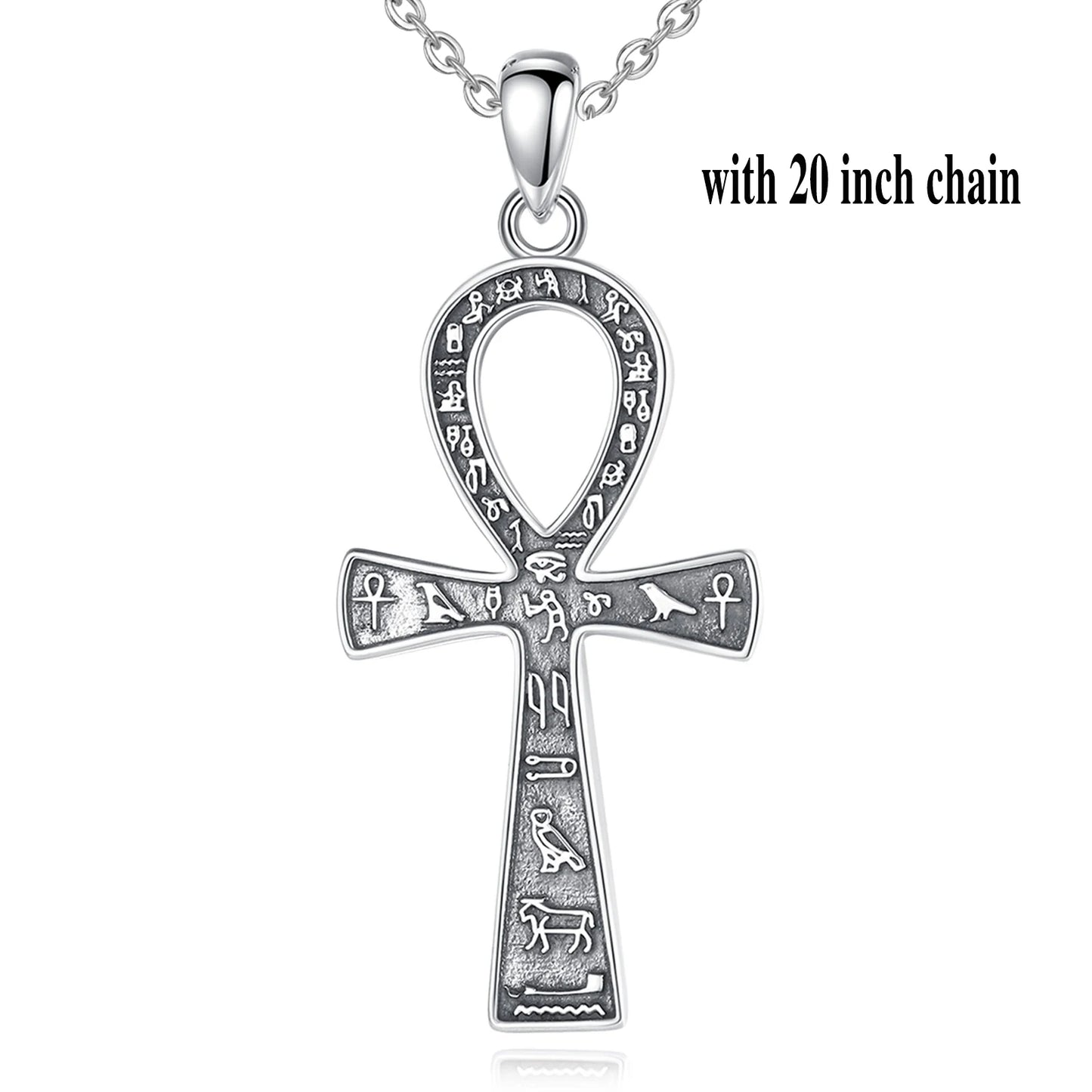 Ankh Hieroglyphs Necklace