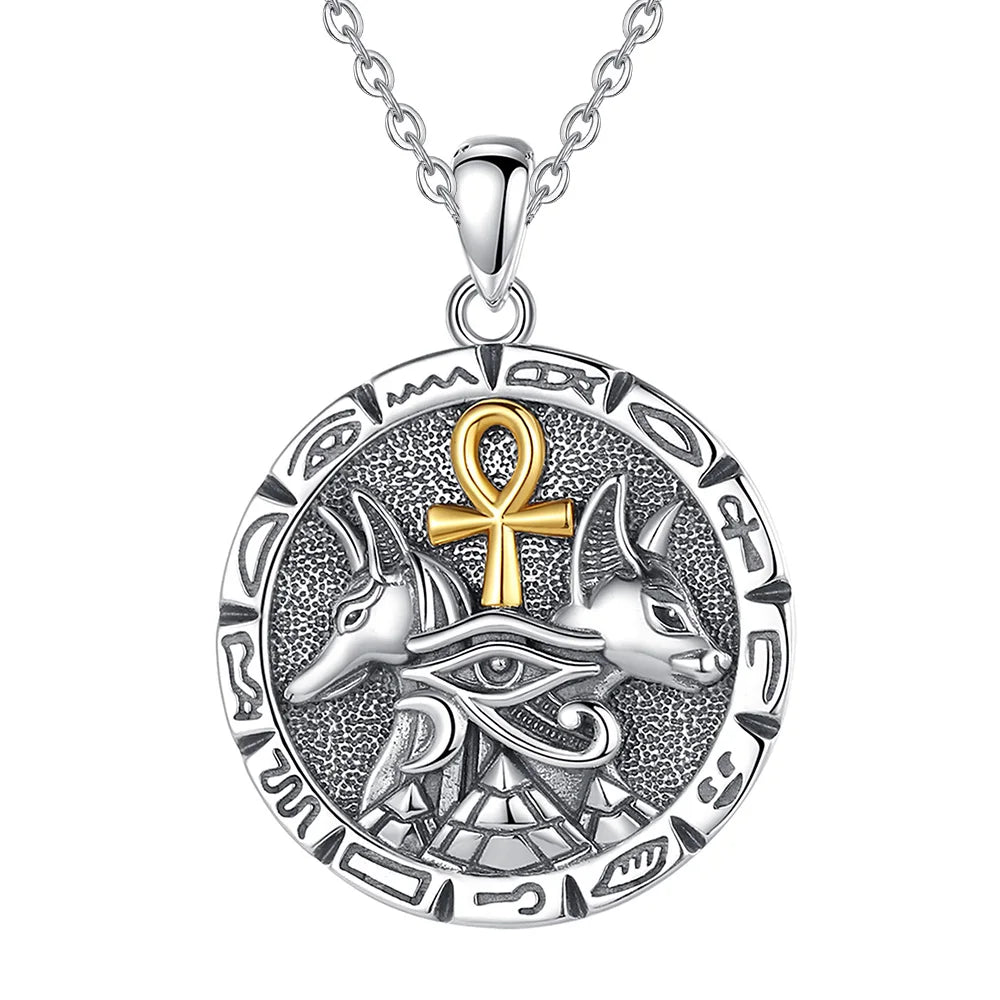 Egyptian Anubis Patron God Necklace