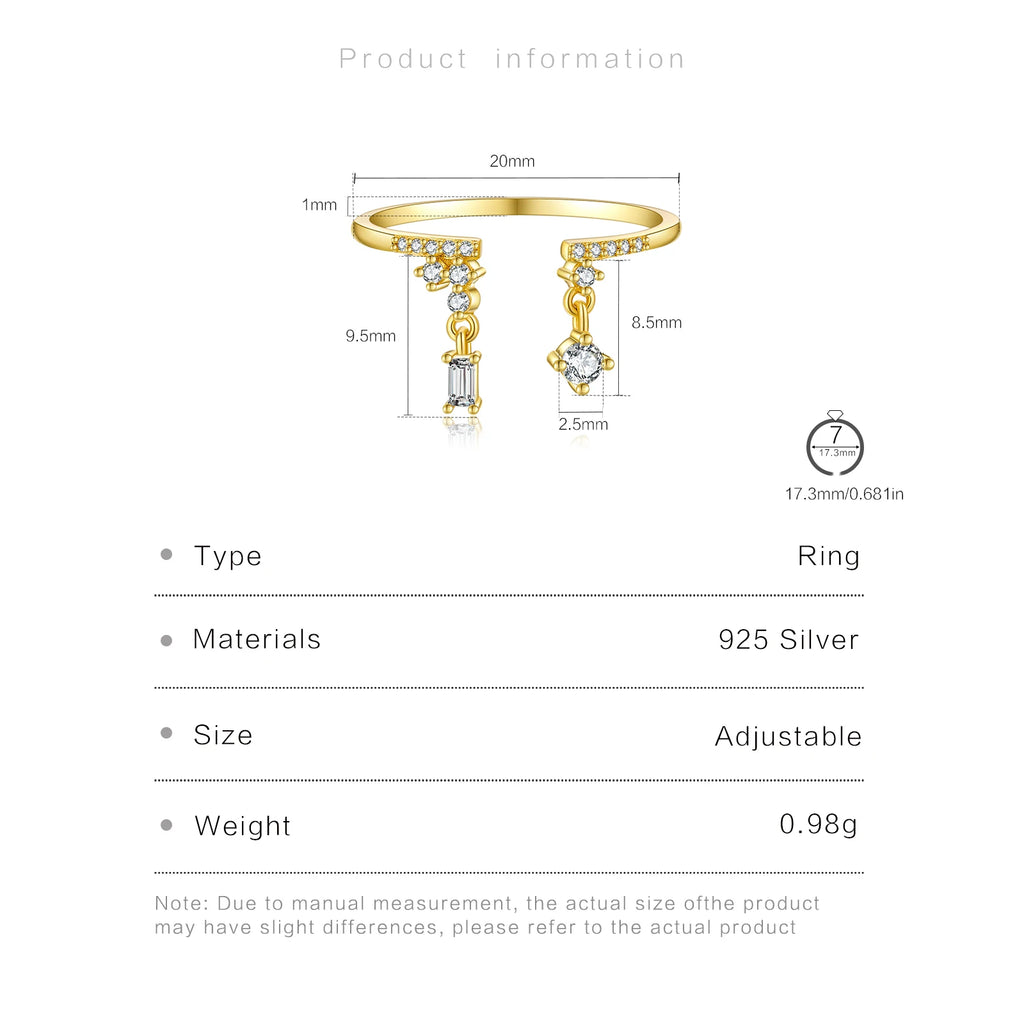 Inlay Adjustable Ring (Buy 1 Get 1 FREE)
