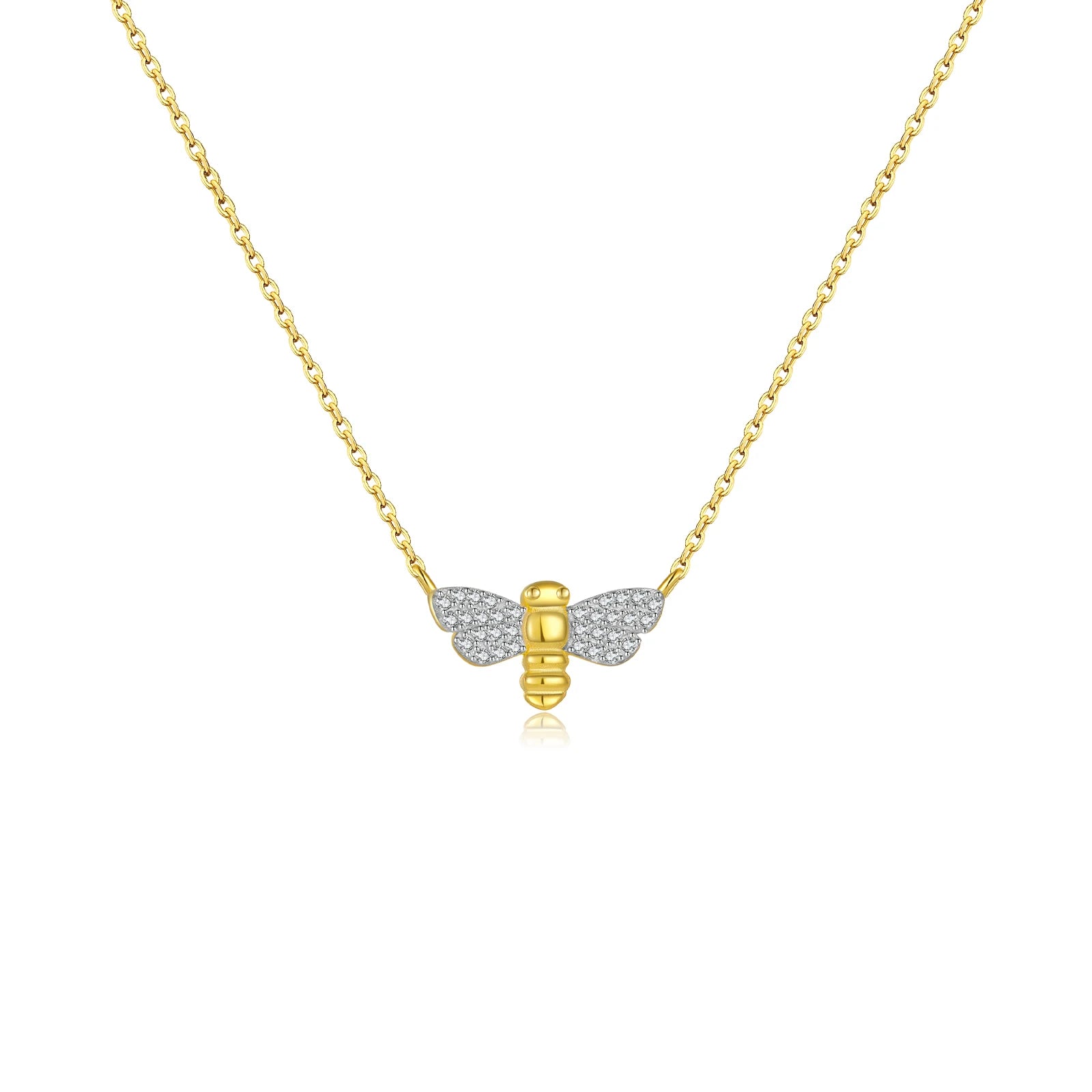 Bee Butterfly Chain Pendant