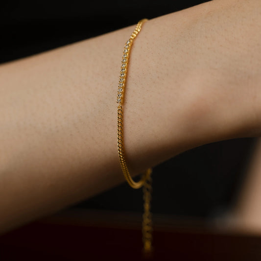 Zircon Line Bracelet