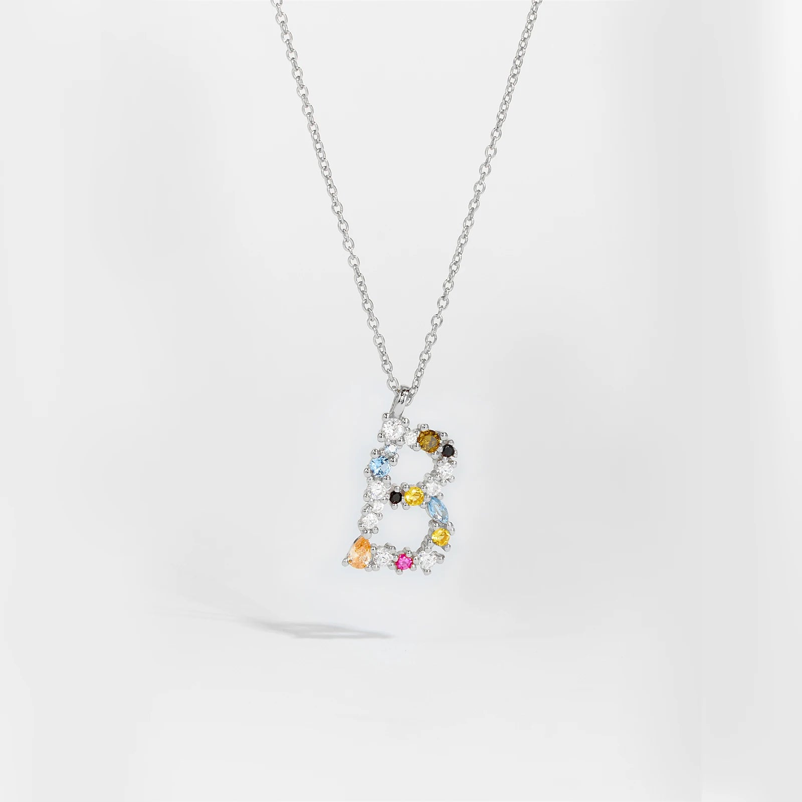 Zircon Letters Necklace
