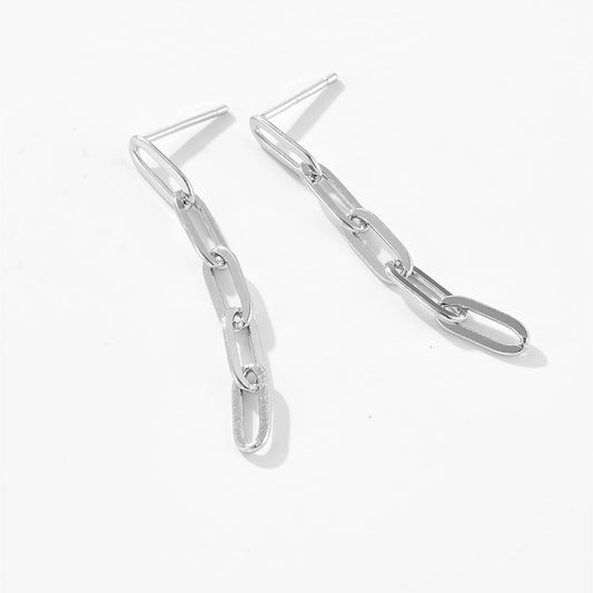 Ovals Chain Earring