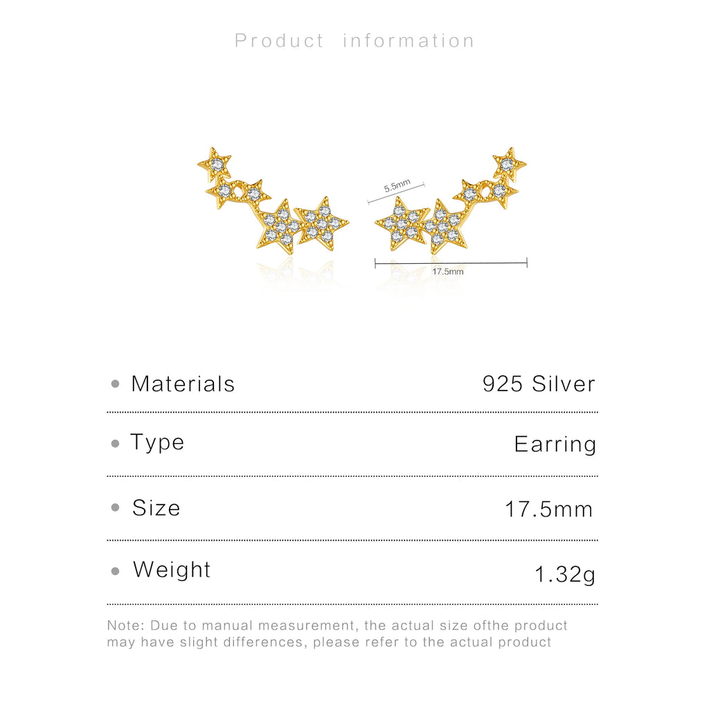 Star Long Earring