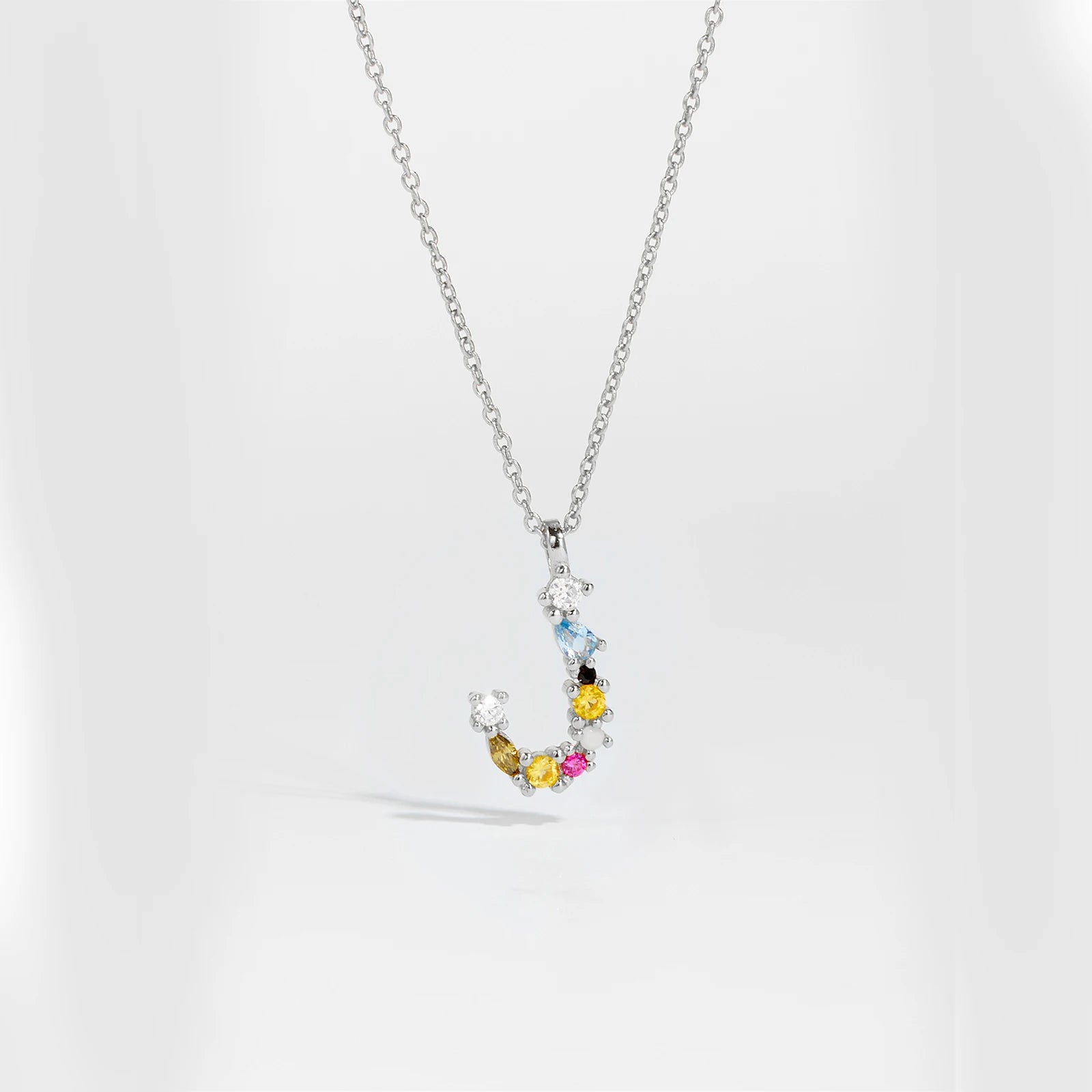 Zircon Letters Necklace