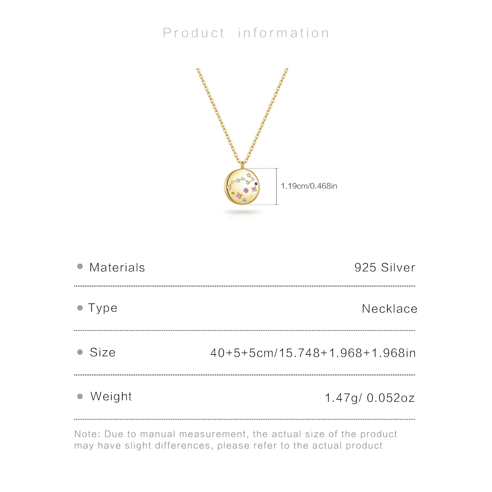 Zircon Dainty Necklace