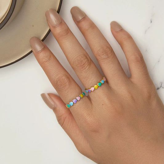 Hearty colorful Ring