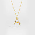 Zircon Letters Necklace