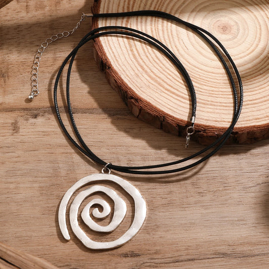 Spiral Conch Pendant Necklace