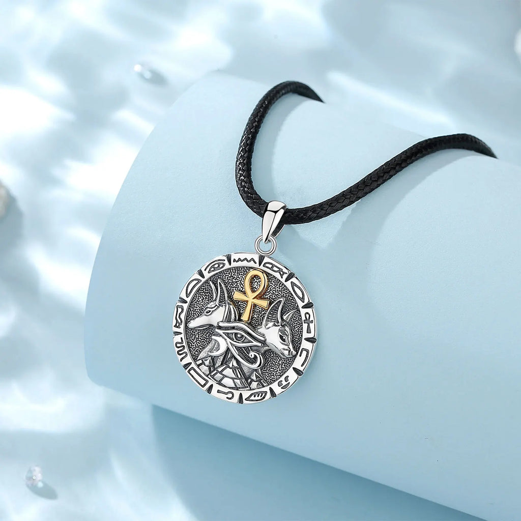 Egyptian Anubis Patron God Necklace
