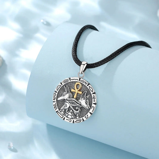 Egyptian Anubis Patron God Necklace
