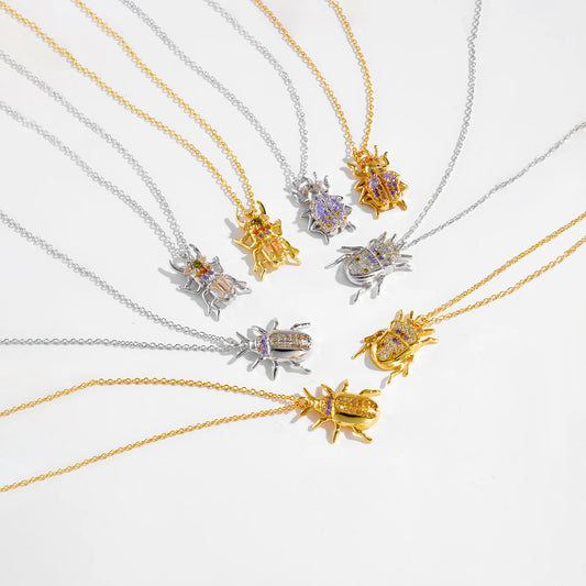 COURAGE BEETLE Necklace