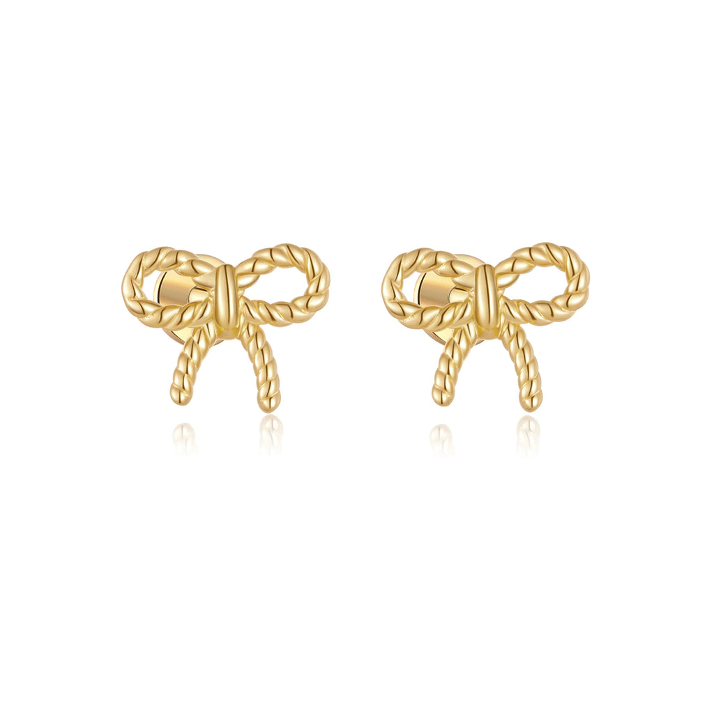 Twist Bow Earrings