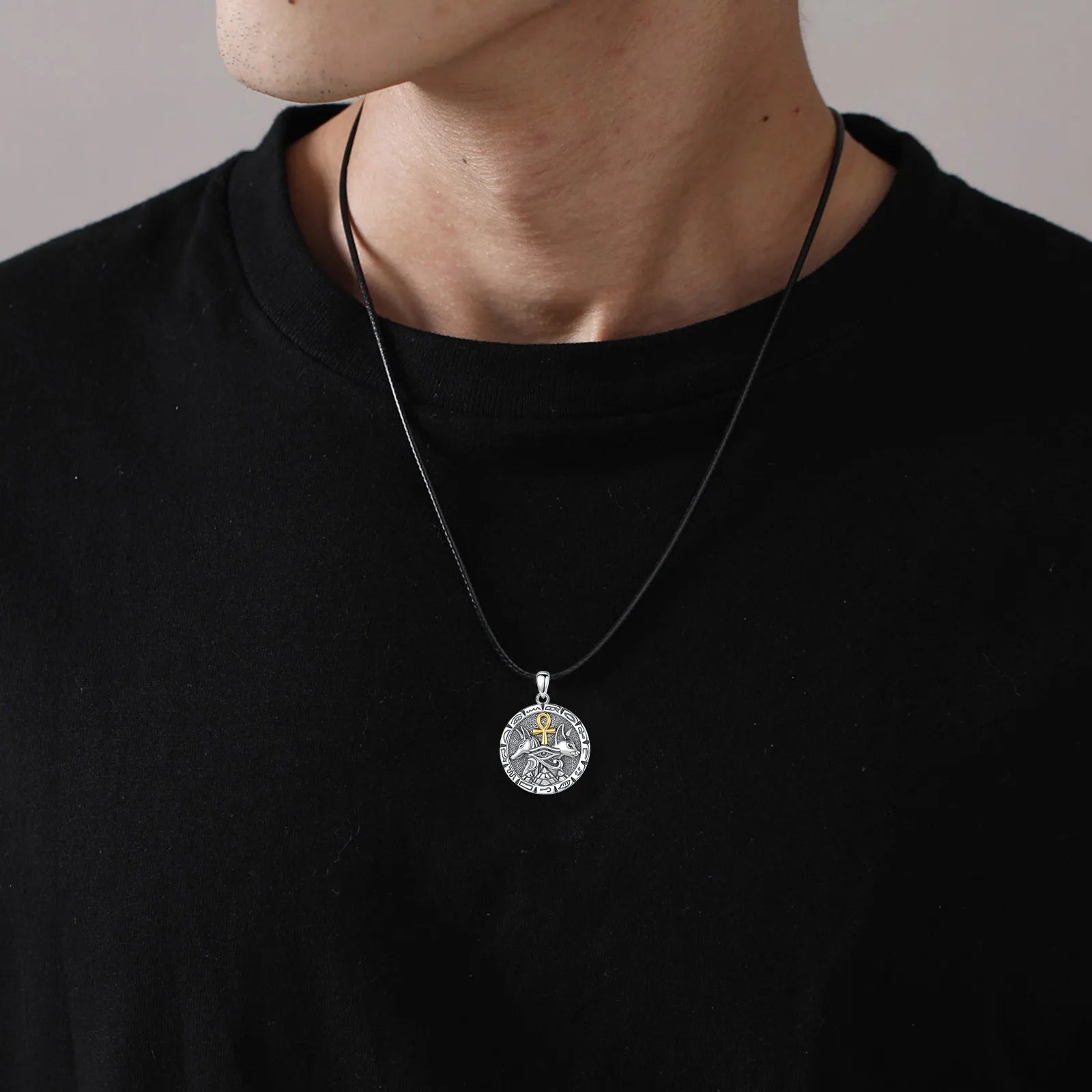 Egyptian Anubis Patron God Necklace