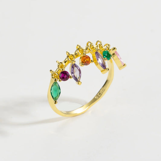 Coloful Drop Ring