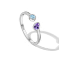 Pear Zircon Ring