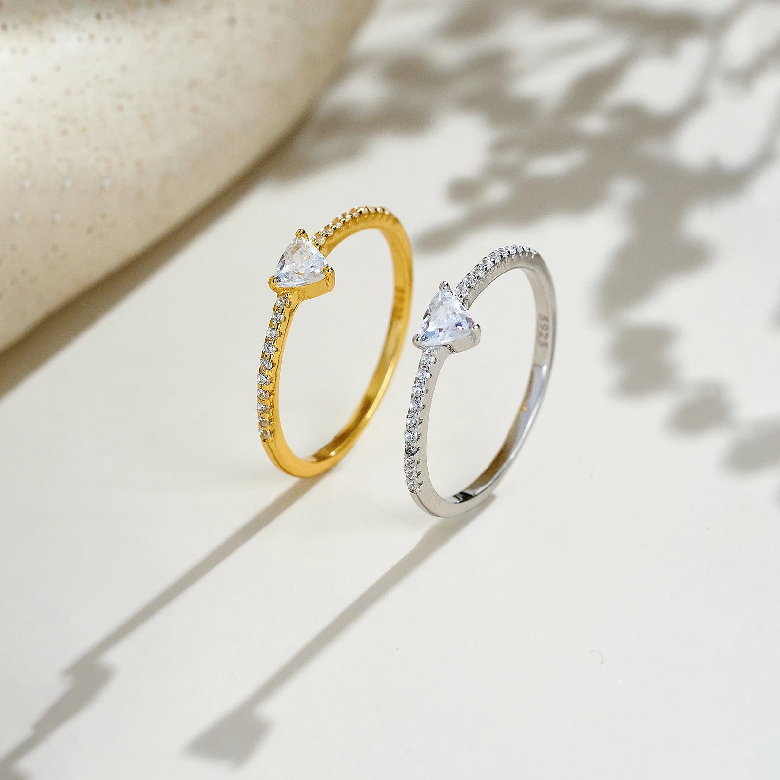 Marquise Triangle Ring
