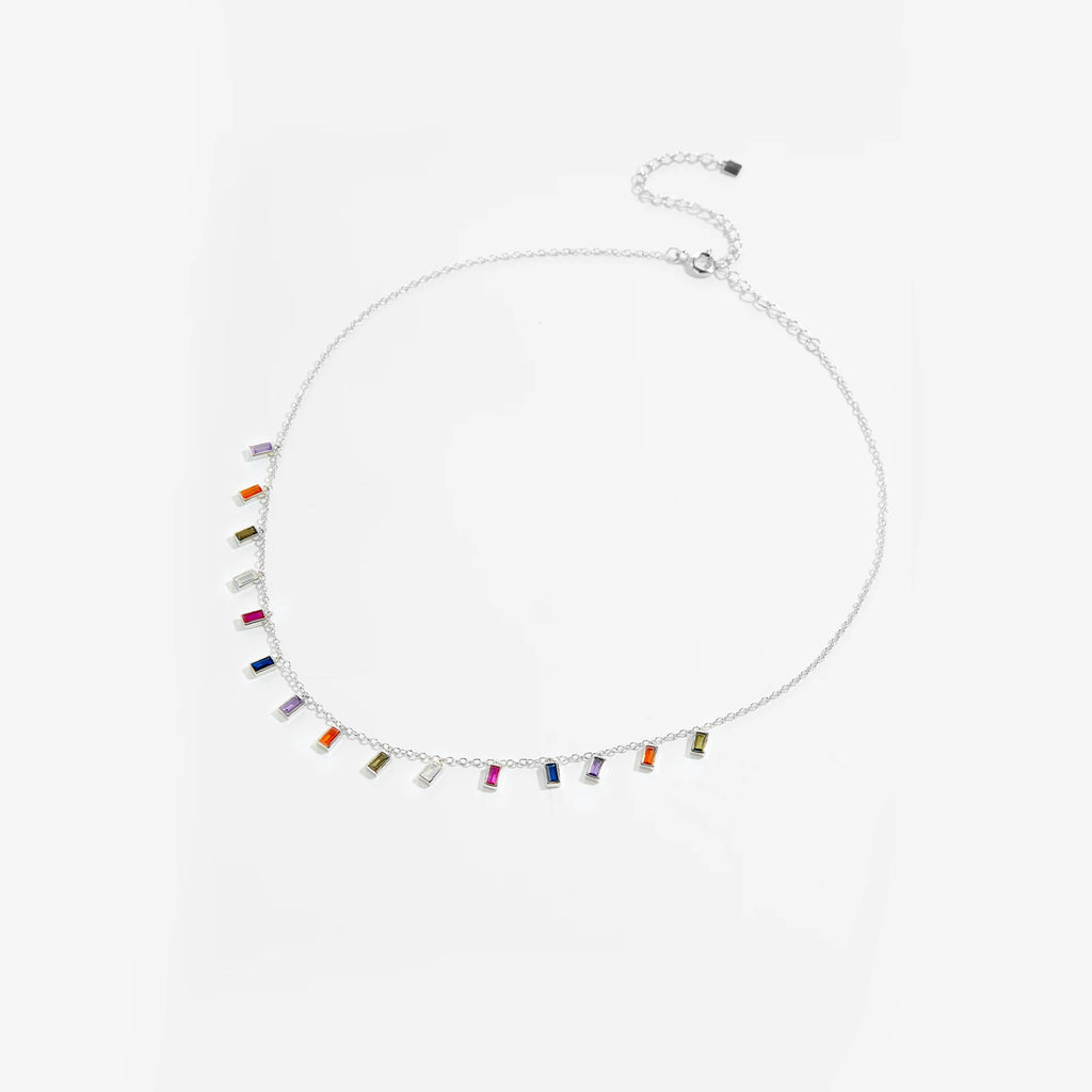 Colorful Zircon Rainbow Necklace/Bracelet