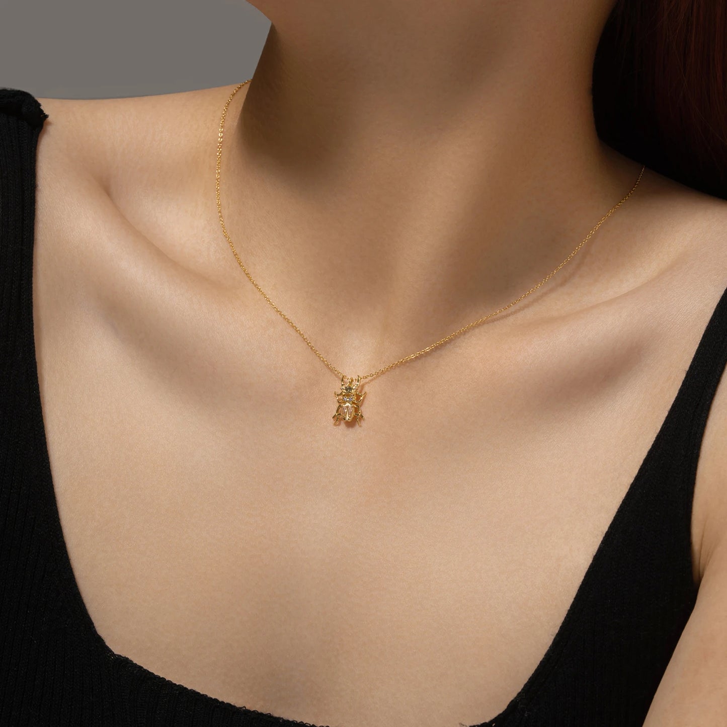 COURAGE BEETLE Necklace