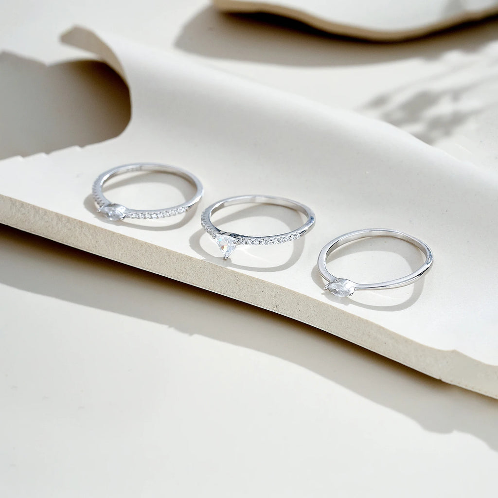 Marquise Triangle Ring