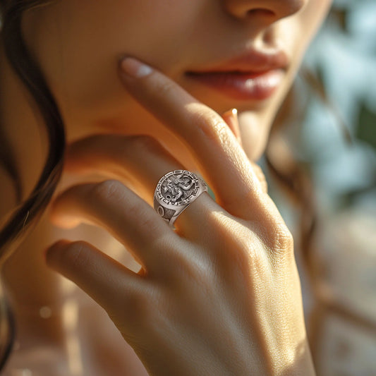 Egyptian Anubis Ring