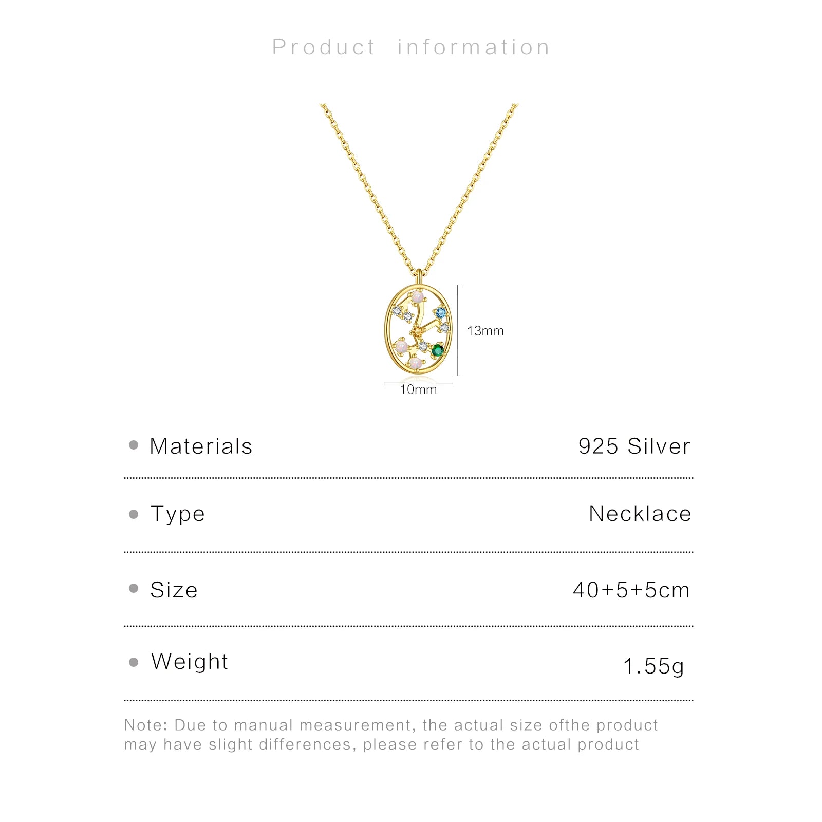 Horoscope Pendant Necklace(Buy 1 Get 1 FREE)