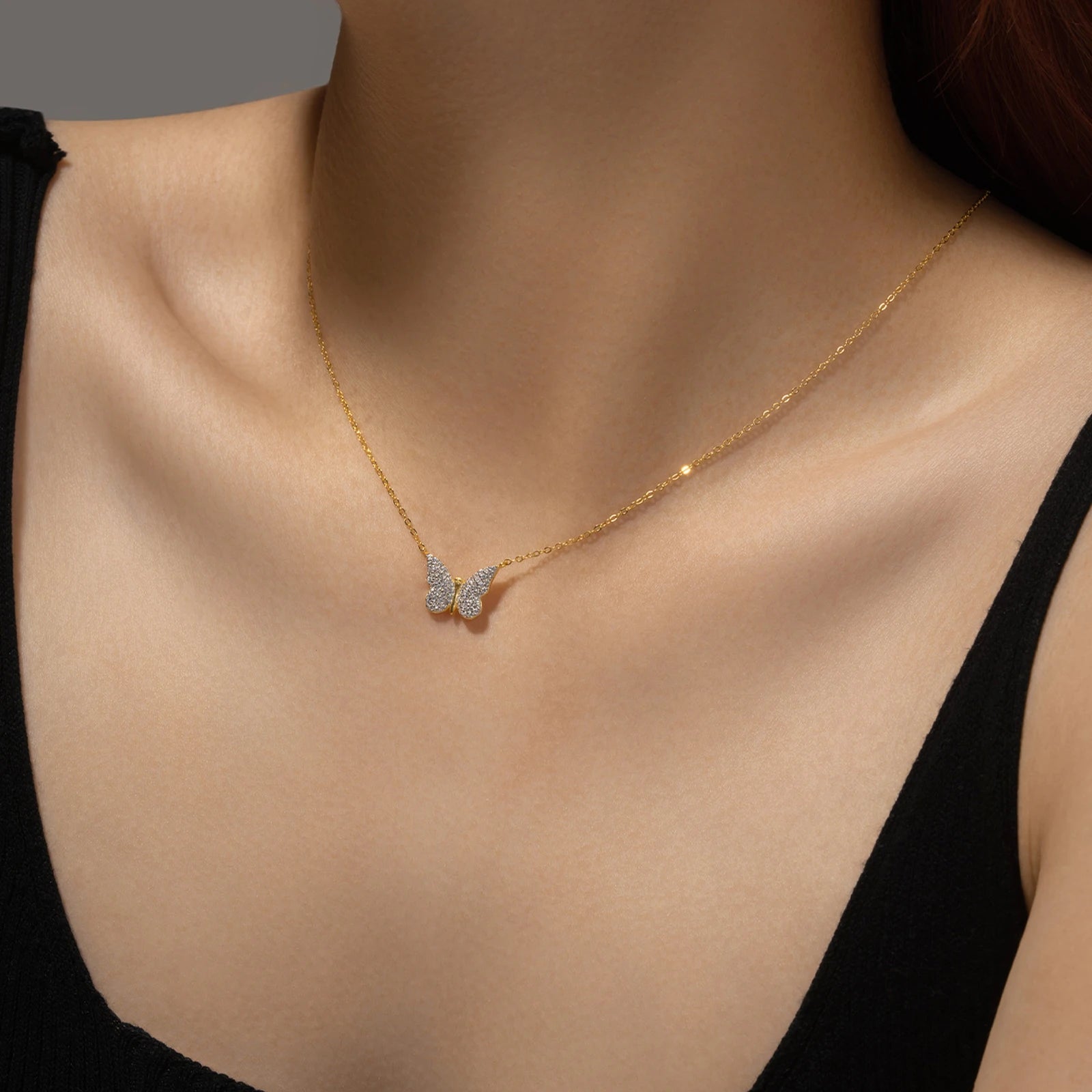 Bee Butterfly Chain Pendant