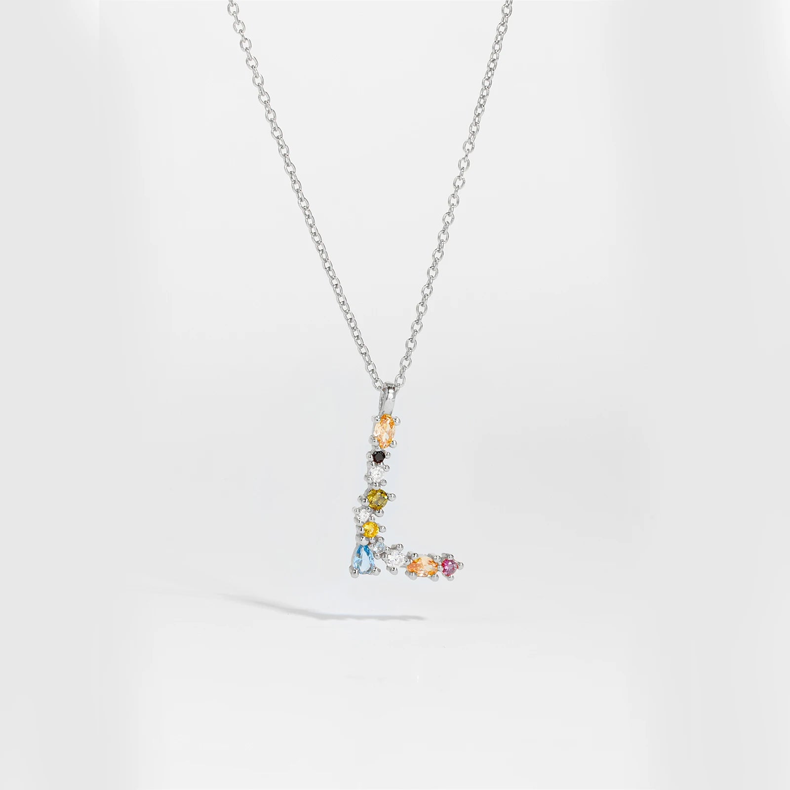 Zircon Letters Necklace