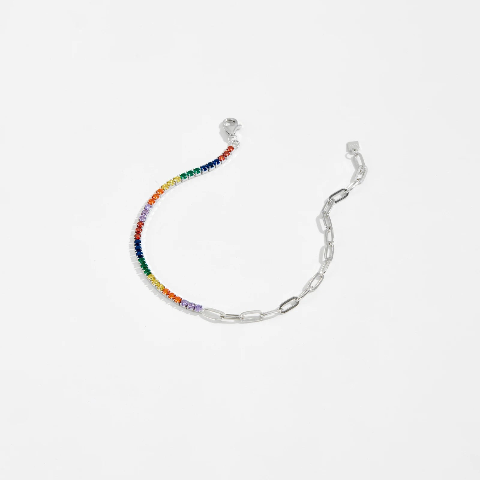 Tennis and oval Bracelet