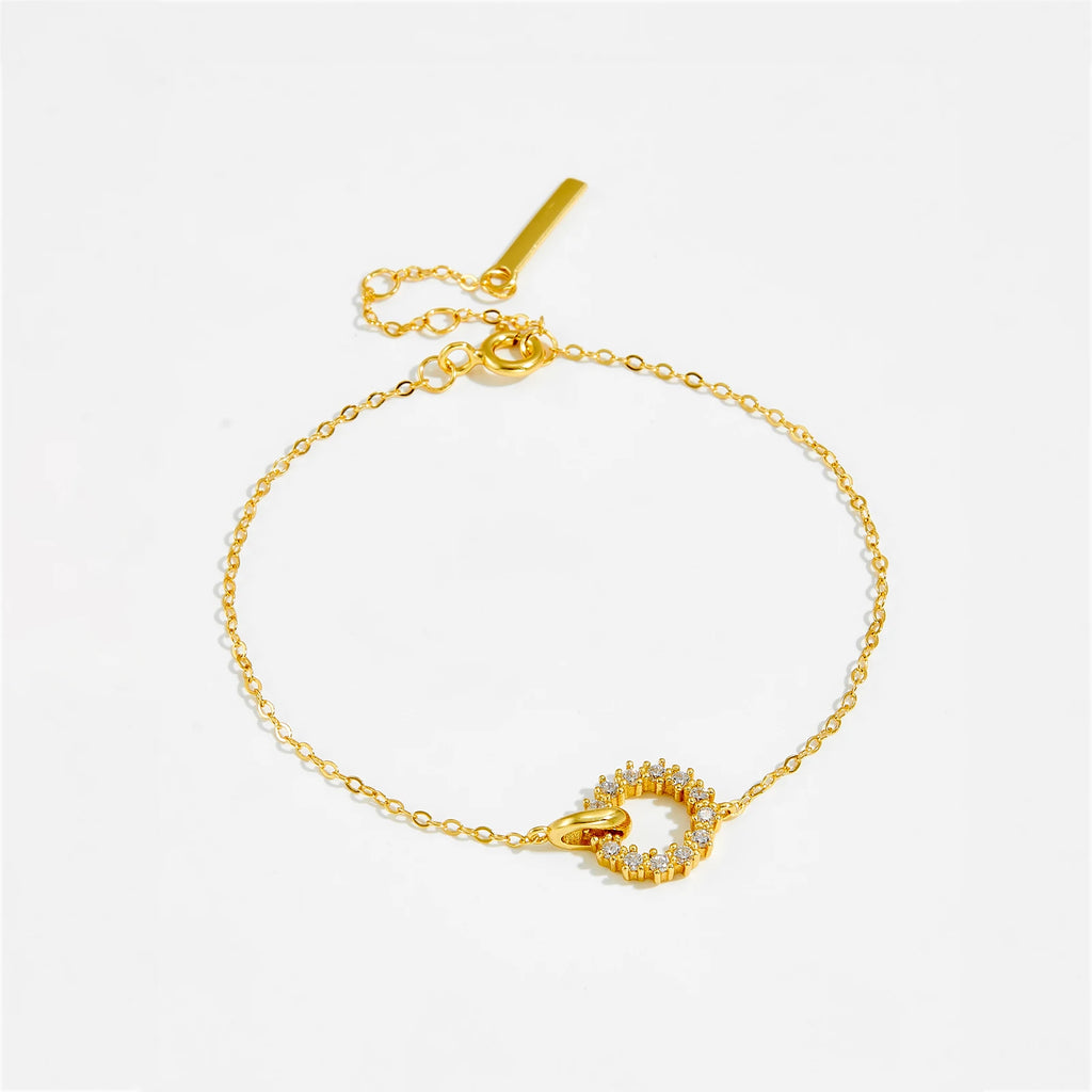 Circle Charm Bracelet