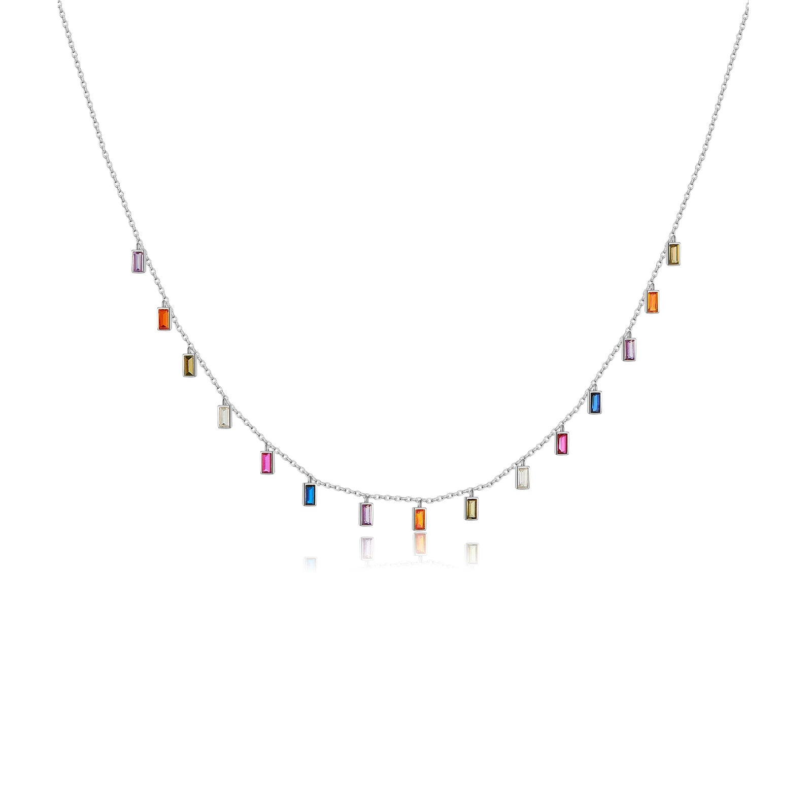 Colorful Zircon Rainbow Necklace/Bracelet