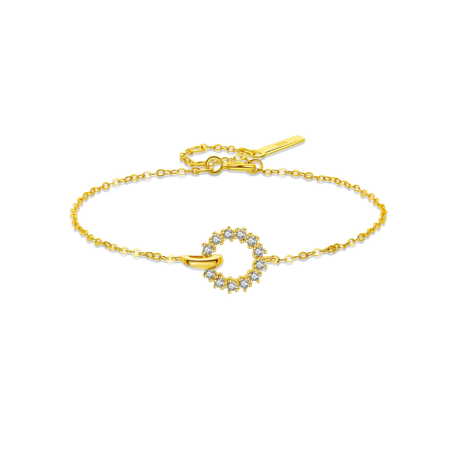 Circle Charm Bracelet