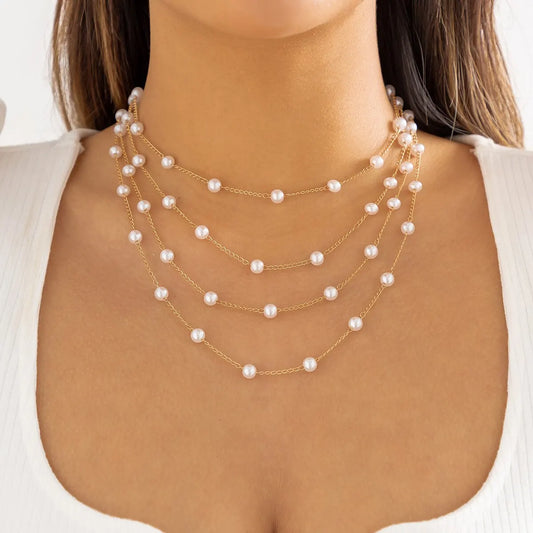 Imitation-Pearl Necklace