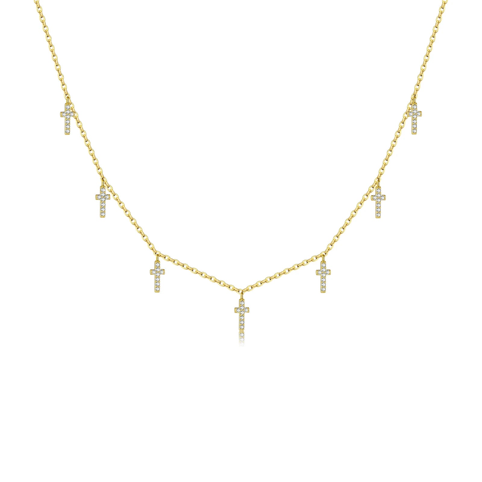 Colorful Cross Necklace