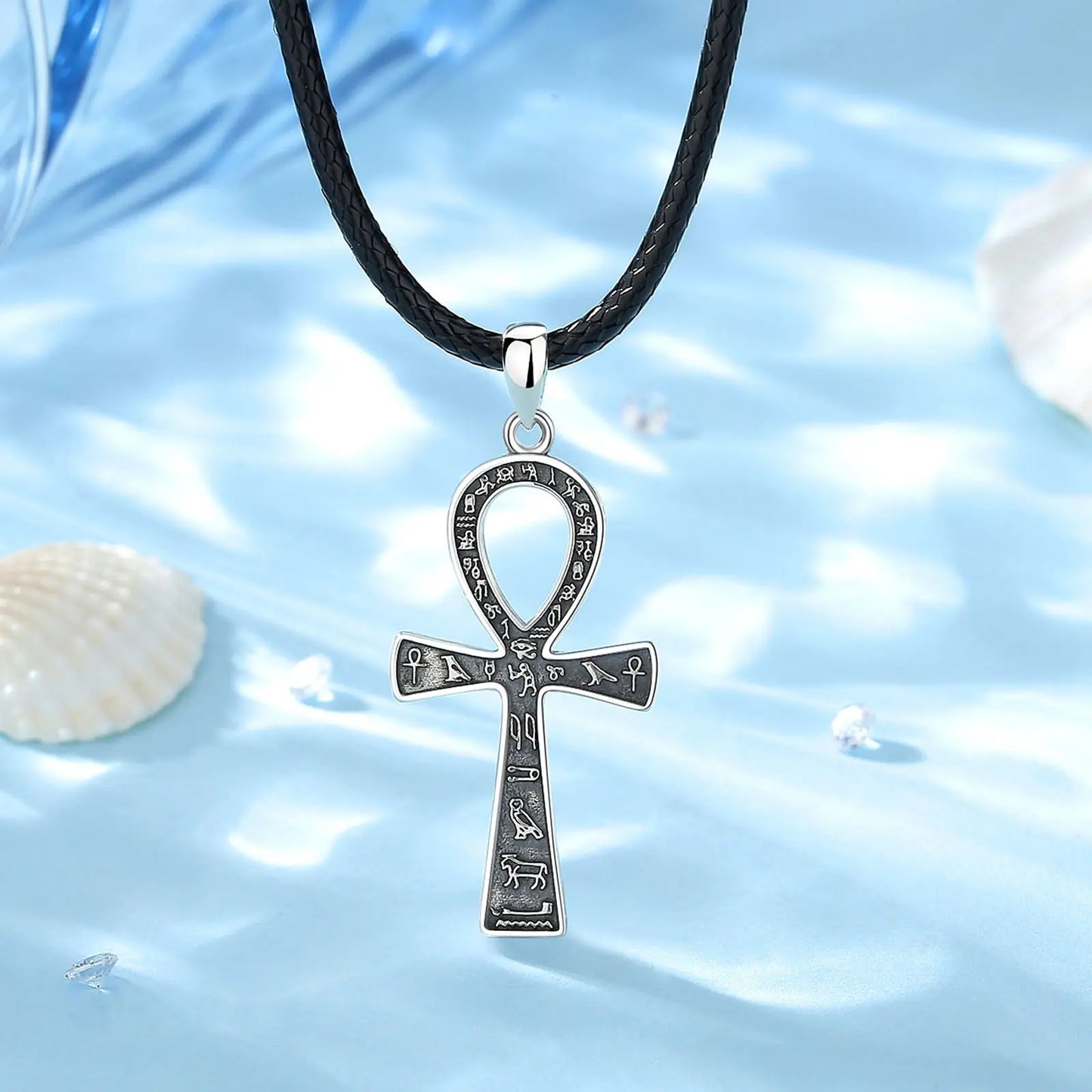 Ankh Hieroglyphs Necklace
