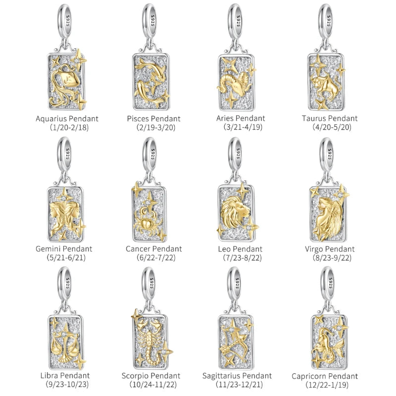 Constellation Astrology Pendant