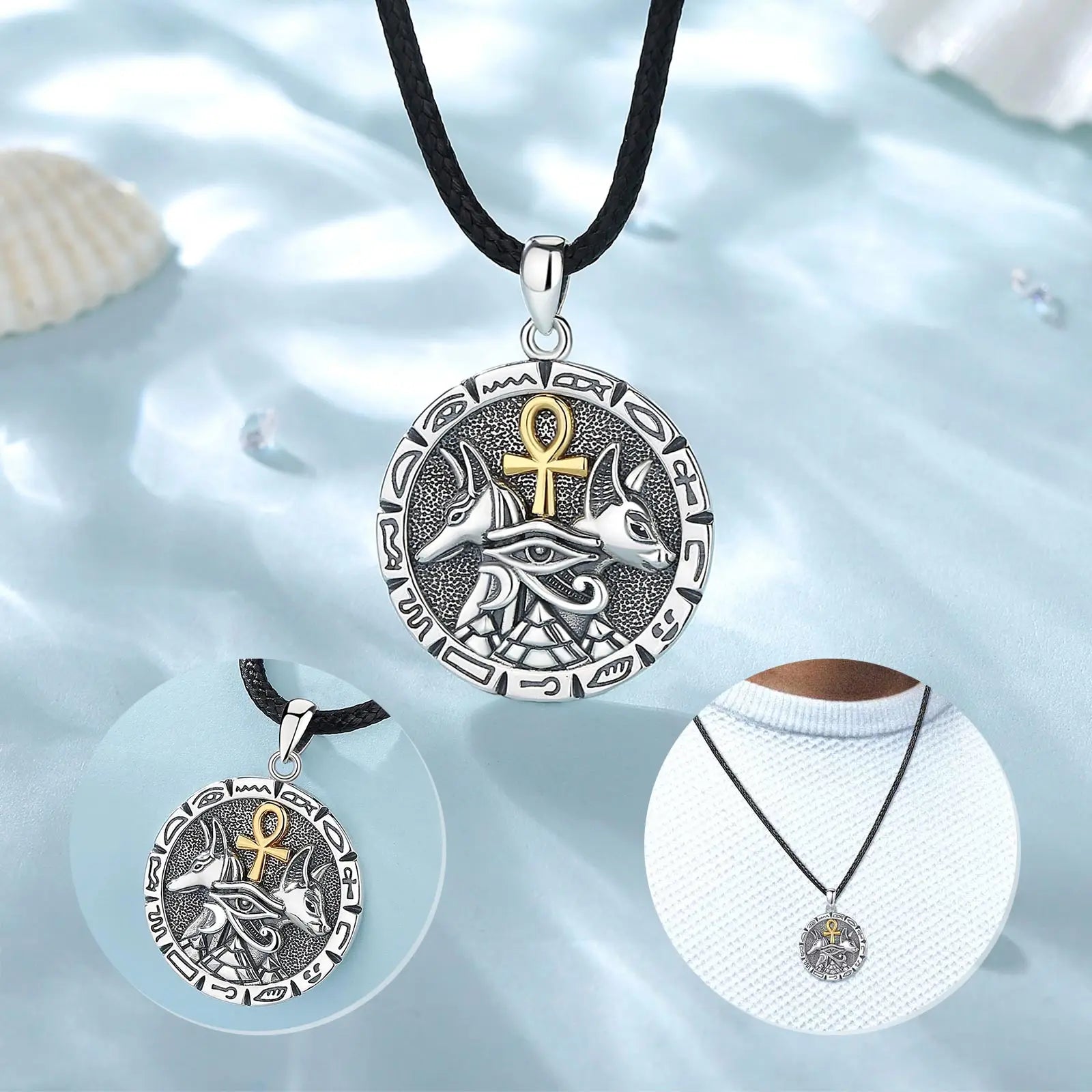 Egyptian Anubis Patron God Necklace