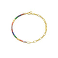 Tennis and oval Bracelet