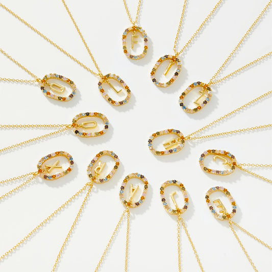 Alphabet Trendeing  Necklace