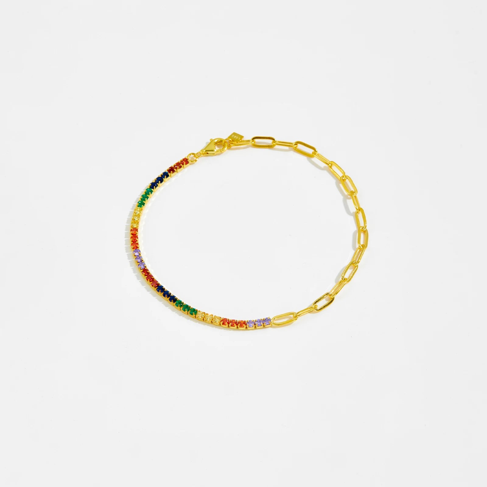 Tennis and oval Bracelet