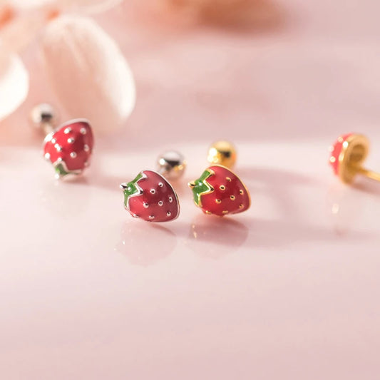 Strawberry Piercing Earrings