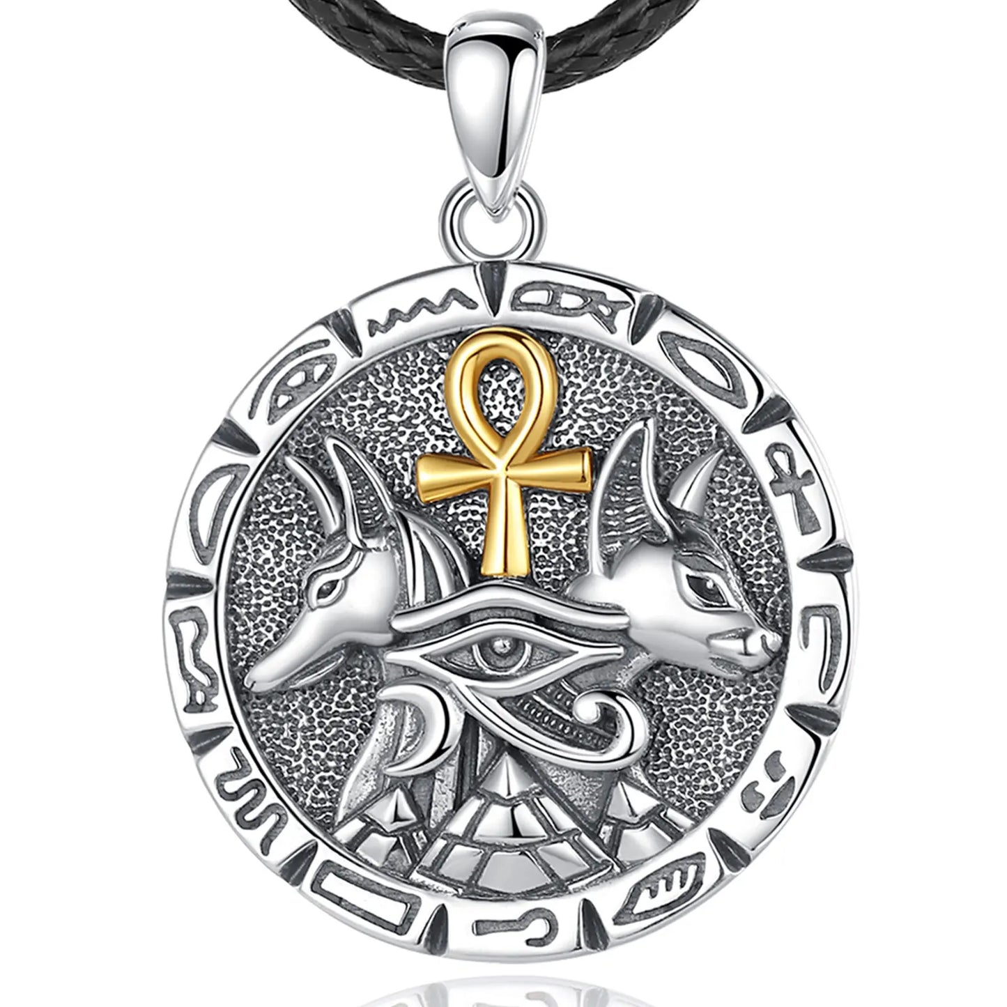 Egyptian Anubis Patron God Necklace