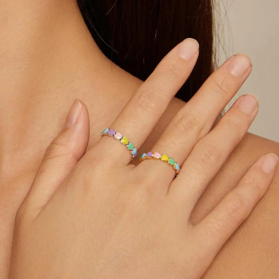 Hearty colorful Ring