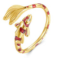Red Lucky Fish Ring