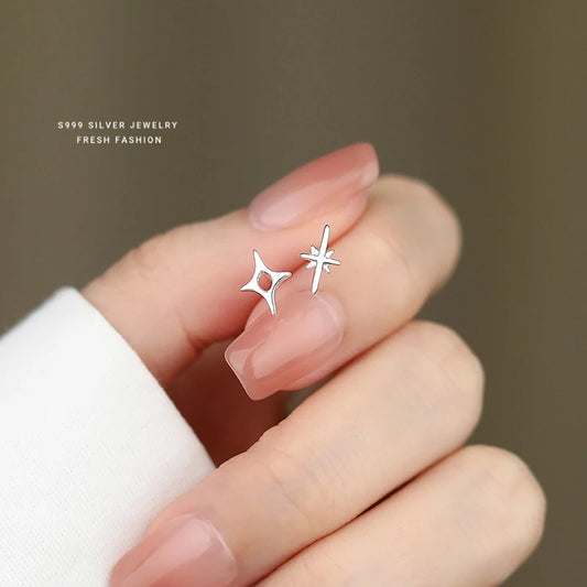 Star Screw Mini Stud Earrings