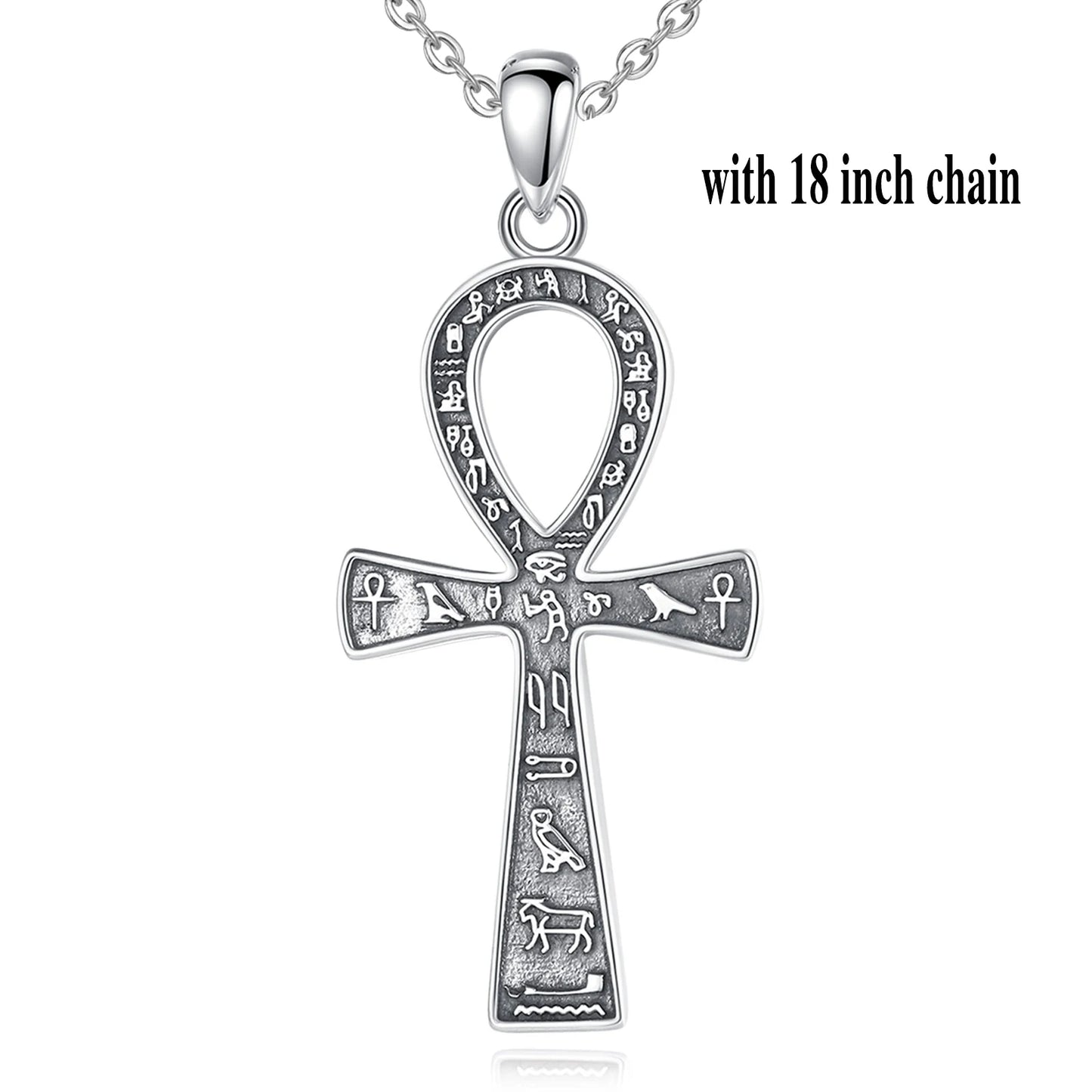 Ankh Hieroglyphs Necklace