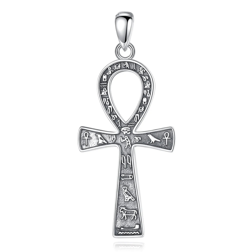 Ankh Hieroglyphs Necklace